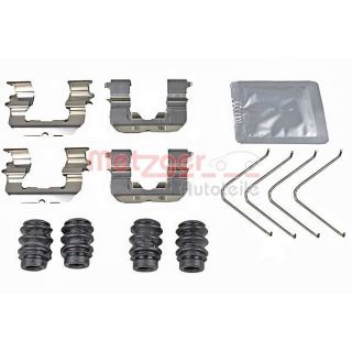 Priedų komplektas, diskinių stabdžių trinkelės METZGER 109-0118