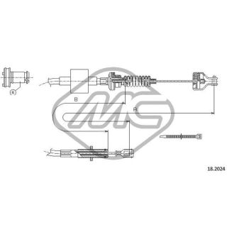 Sankabos trosas Metalcaucho 82241