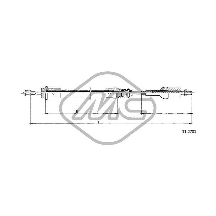 Sankabos trosas Metalcaucho 82918