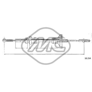 Sankabos trosas Metalcaucho 83918