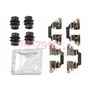 Priedų komplektas, diskinių stabdžių trinkelės METZGER 109-0158