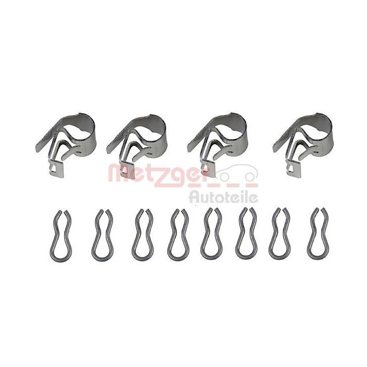 Priedų komplektas, diskinių stabdžių trinkelės METZGER 109-1055