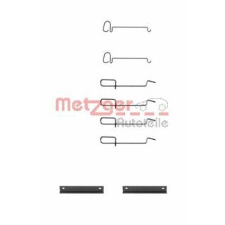 Priedų komplektas, diskinių stabdžių trinkelės METZGER 109-1070