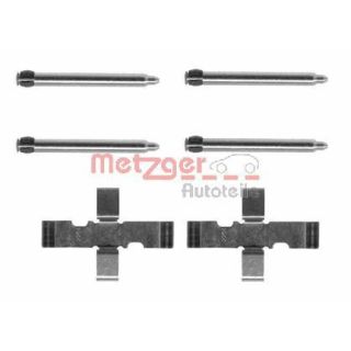 Priedų komplektas, diskinių stabdžių trinkelės METZGER 109-1101