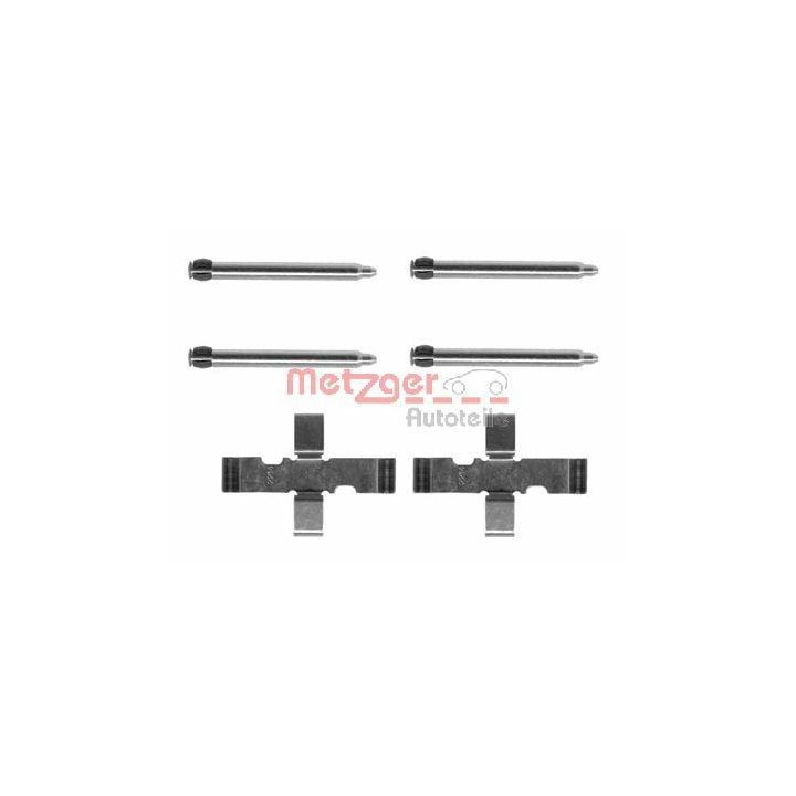 Priedų komplektas, diskinių stabdžių trinkelės METZGER 109-1101