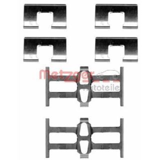 Priedų komplektas, diskinių stabdžių trinkelės METZGER 109-1118