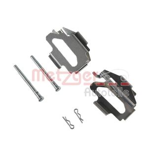 Priedų komplektas, diskinių stabdžių trinkelės METZGER 109-1141