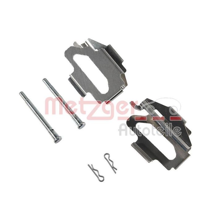 Priedų komplektas, diskinių stabdžių trinkelės METZGER 109-1141