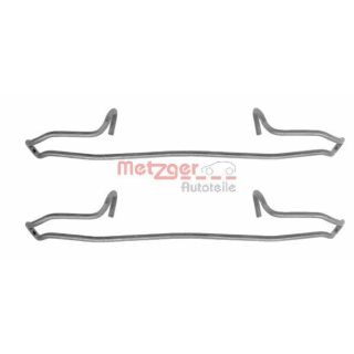 Priedų komplektas, diskinių stabdžių trinkelės METZGER 109-1159