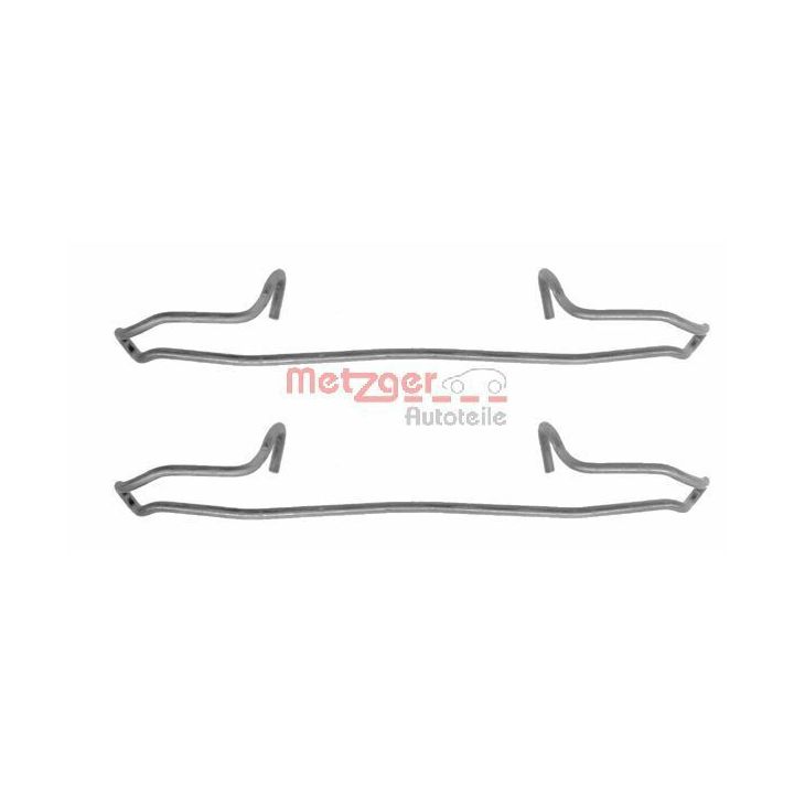Priedų komplektas, diskinių stabdžių trinkelės METZGER 109-1159