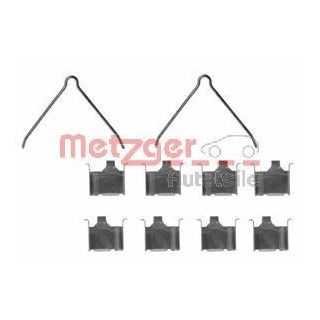 Priedų komplektas, diskinių stabdžių trinkelės METZGER 109-1166