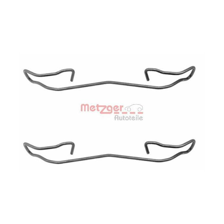 Priedų komplektas, diskinių stabdžių trinkelės METZGER 109-1187