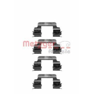 Priedų komplektas, diskinių stabdžių trinkelės METZGER 109-1231