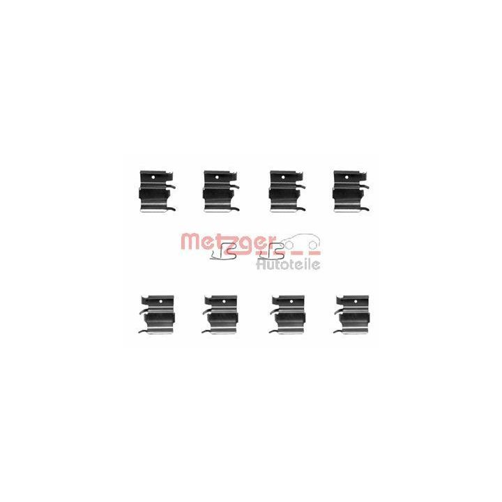 Priedų komplektas, diskinių stabdžių trinkelės METZGER 109-1244