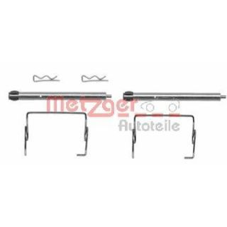Priedų komplektas, diskinių stabdžių trinkelės METZGER 109-1267