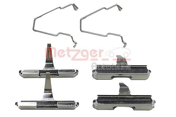 Priedų komplektas, diskinių stabdžių trinkelės METZGER 109-1270