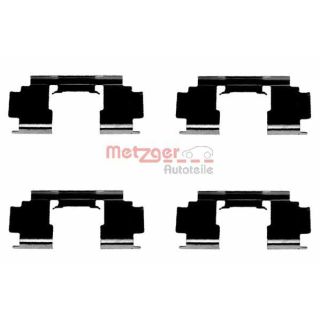 Priedų komplektas, diskinių stabdžių trinkelės METZGER 109-1276