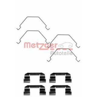 Priedų komplektas, diskinių stabdžių trinkelės METZGER 109-1292