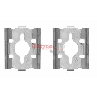 Priedų komplektas, diskinių stabdžių trinkelės METZGER 109-1600