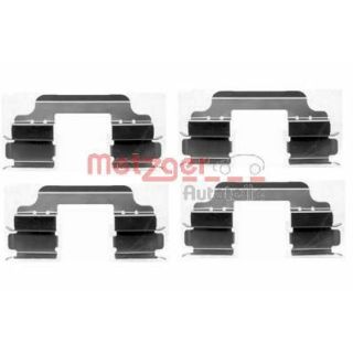Priedų komplektas, diskinių stabdžių trinkelės METZGER 109-1648