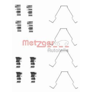 Priedų komplektas, diskinių stabdžių trinkelės METZGER 109-1652
