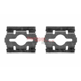 Priedų komplektas, diskinių stabdžių trinkelės METZGER 109-1657