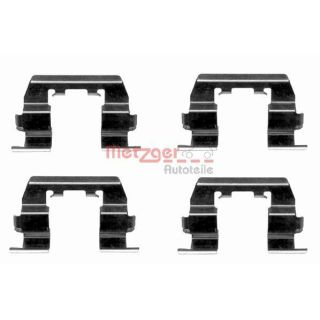 Priedų komplektas, diskinių stabdžių trinkelės METZGER 109-1669