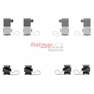 Priedų komplektas, diskinių stabdžių trinkelės METZGER 109-1699