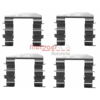 Priedų komplektas, diskinių stabdžių trinkelės METZGER 109-1708