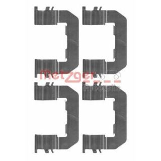 Priedų komplektas, diskinių stabdžių trinkelės METZGER 109-1719