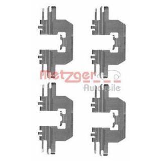 Priedų komplektas, diskinių stabdžių trinkelės METZGER 109-1724