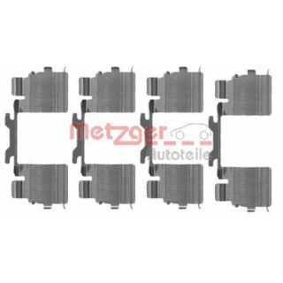 Priedų komplektas, diskinių stabdžių trinkelės METZGER 109-1725