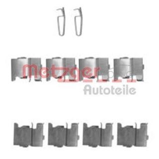 Priedų komplektas, diskinių stabdžių trinkelės METZGER 109-1775