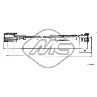 Tachometro velenas Metalcaucho 81236