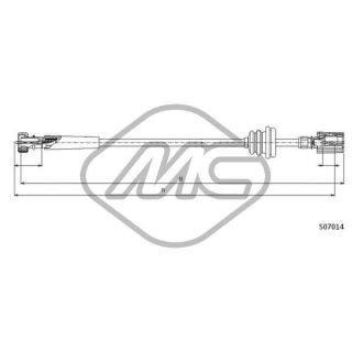 Tachometro velenas Metalcaucho 81242