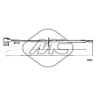 Tachometro velenas Metalcaucho 83677