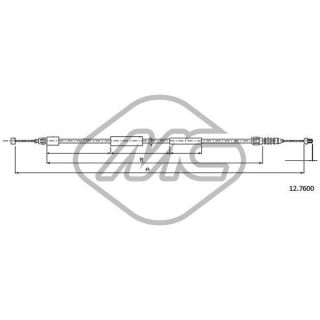 Gaubto trosas Metalcaucho 81616