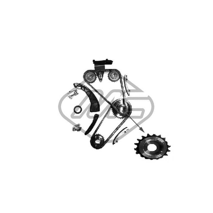 Paskirstymo grandinės komplektas Metalcaucho 06175