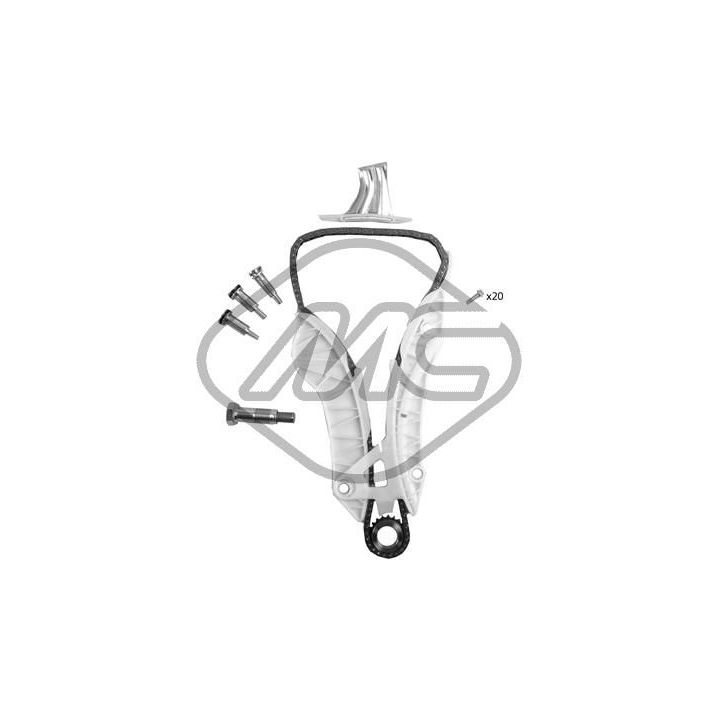 Paskirstymo grandinės komplektas Metalcaucho 58314