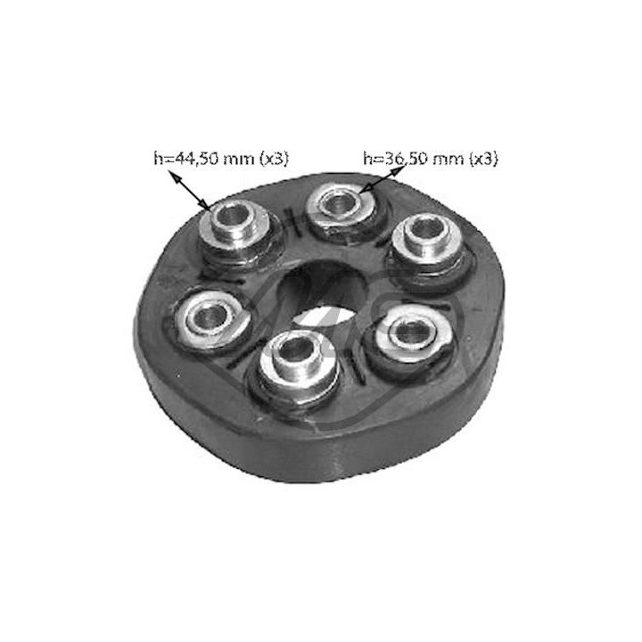 Jungtis, kardaninis velenas Metalcaucho 04417