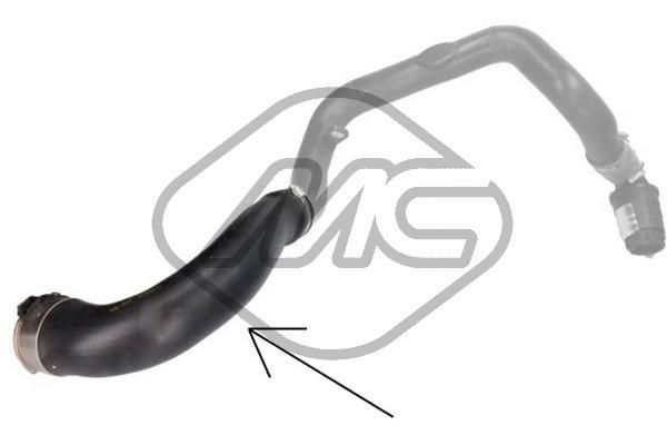 Kompresoriaus padavimo žarna Metalcaucho 09830