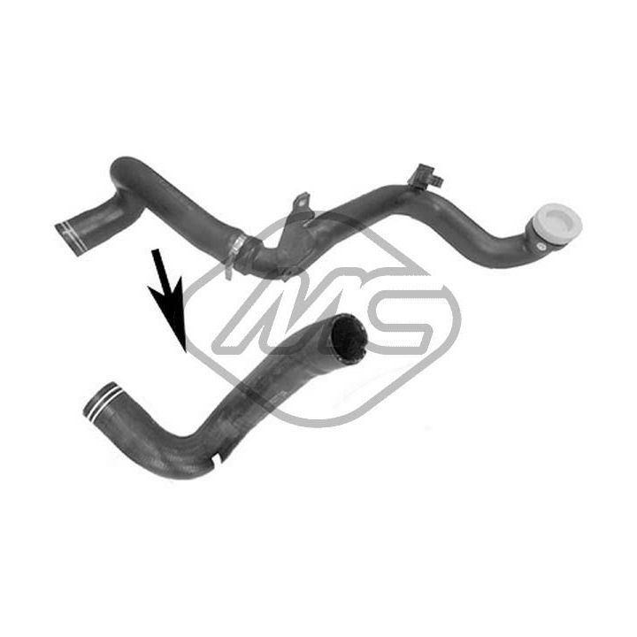 Kompresoriaus padavimo žarna Metalcaucho 79355