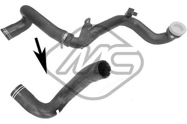 Kompresoriaus padavimo žarna Metalcaucho 79355