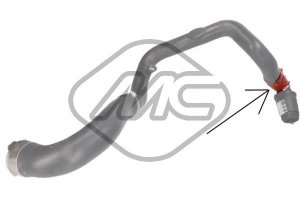 Kompresoriaus padavimo žarna Metalcaucho 97789