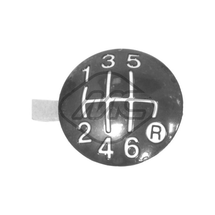 Pavarų svirties galvelė Metalcaucho 65052