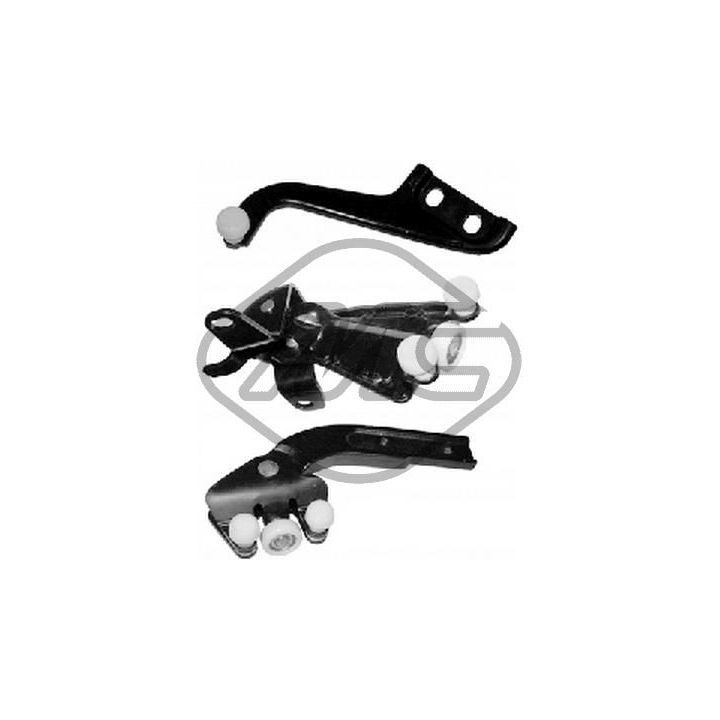 Ritinėlio kreiptuvas, atstumiamos durys Metalcaucho 48561