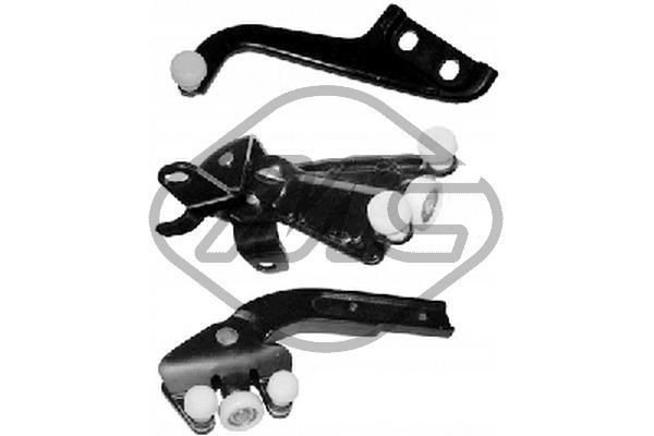 Ritinėlio kreiptuvas, atstumiamos durys Metalcaucho 48561