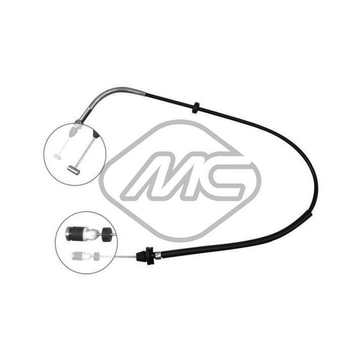 Akceleratoriaus trosas Metalcaucho 80420