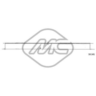 Akceleratoriaus trosas Metalcaucho 83295