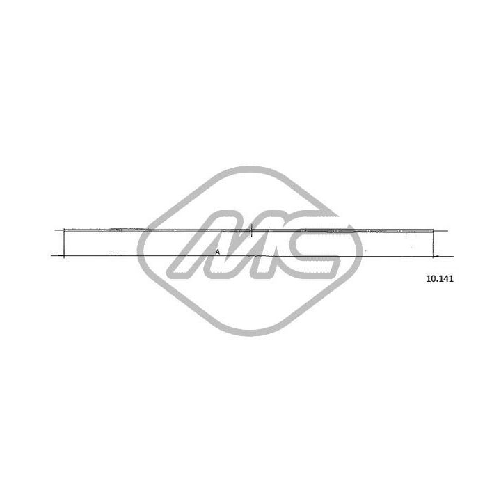 Akceleratoriaus trosas Metalcaucho 83295